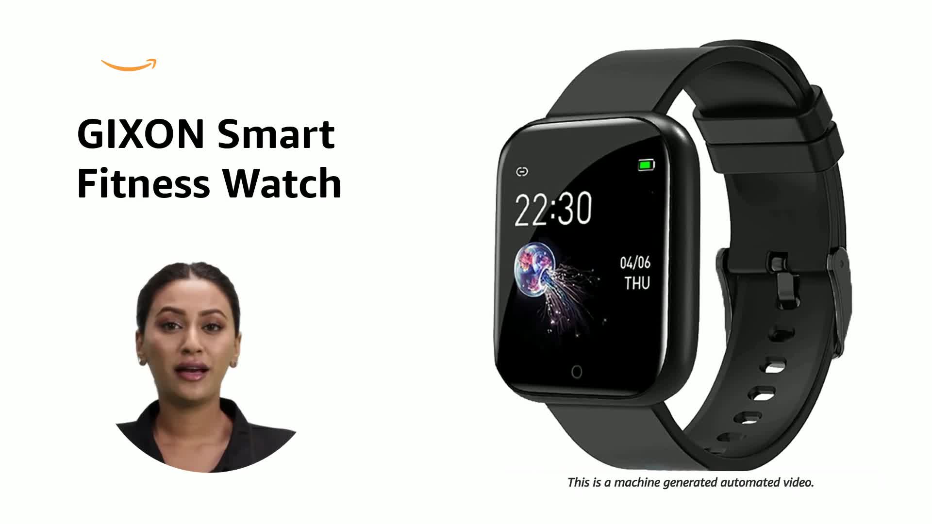 GIXON Bluetooth Smart Fitness Band Watch with Heart Rate Activity